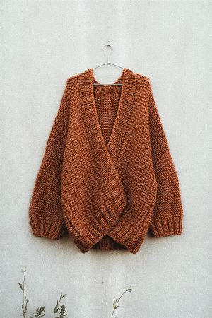 Sunset cardigan handmade