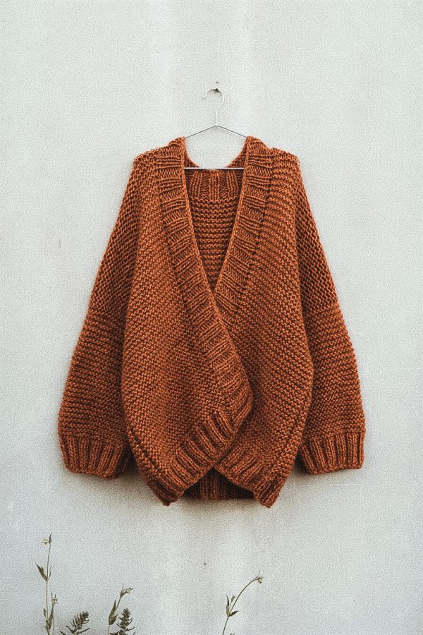 Sunset cardigan handmade